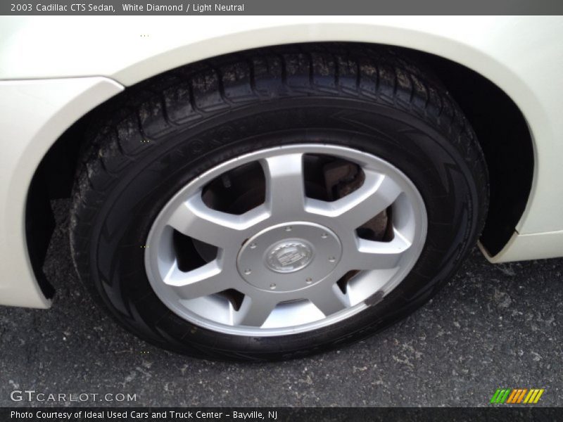 White Diamond / Light Neutral 2003 Cadillac CTS Sedan