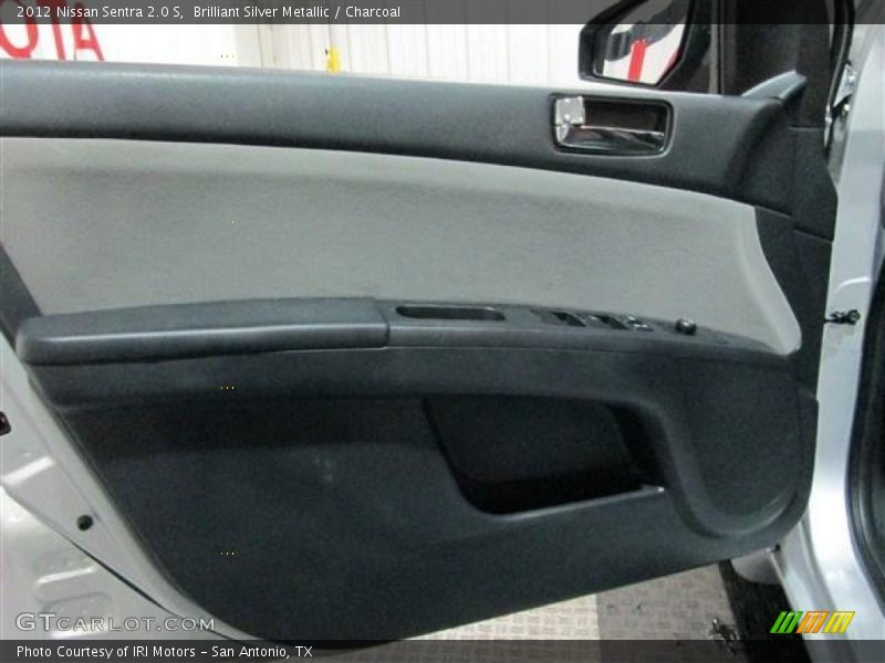 Brilliant Silver Metallic / Charcoal 2012 Nissan Sentra 2.0 S