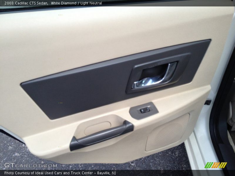White Diamond / Light Neutral 2003 Cadillac CTS Sedan