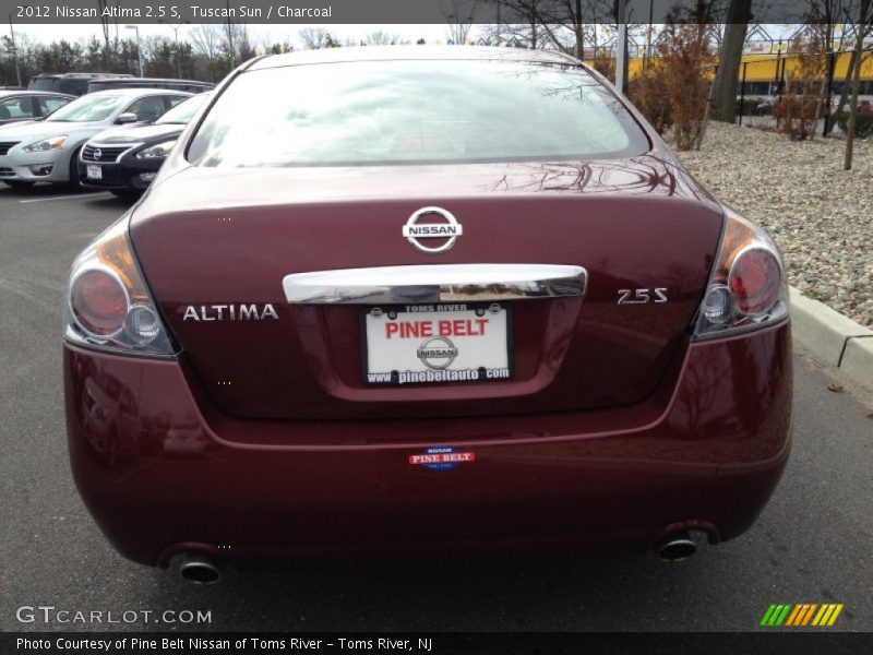 Tuscan Sun / Charcoal 2012 Nissan Altima 2.5 S