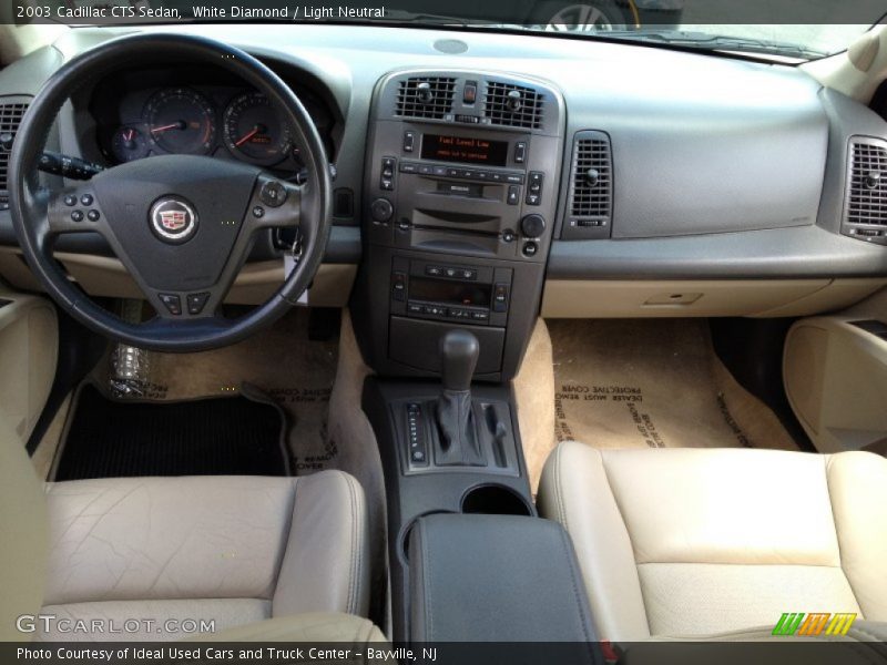 White Diamond / Light Neutral 2003 Cadillac CTS Sedan