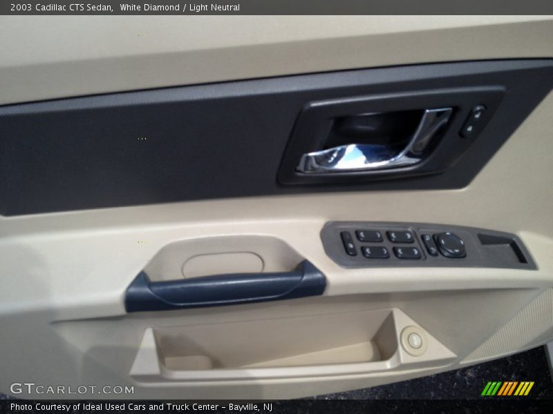 White Diamond / Light Neutral 2003 Cadillac CTS Sedan