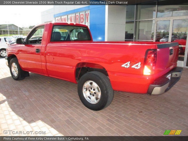 Victory Red / Dark Charcoal 2006 Chevrolet Silverado 1500 Work Truck Regular Cab 4x4