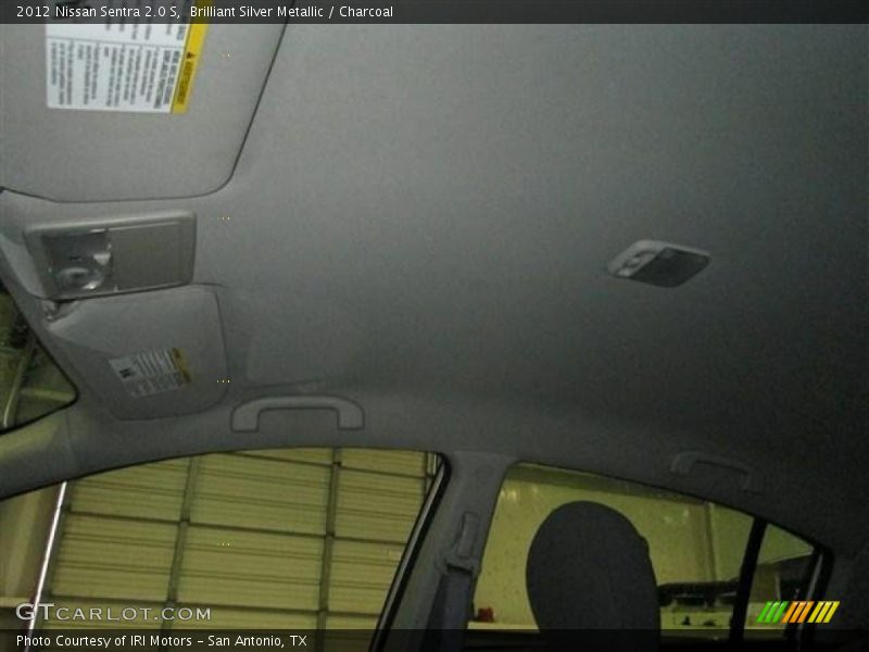 Brilliant Silver Metallic / Charcoal 2012 Nissan Sentra 2.0 S