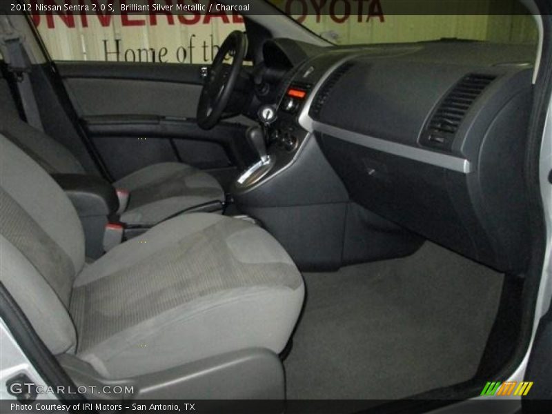 Brilliant Silver Metallic / Charcoal 2012 Nissan Sentra 2.0 S