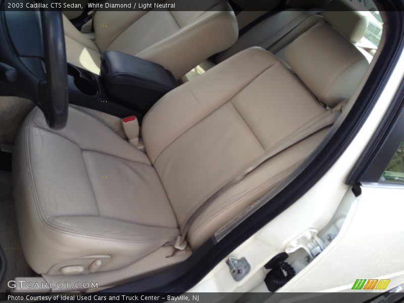 White Diamond / Light Neutral 2003 Cadillac CTS Sedan