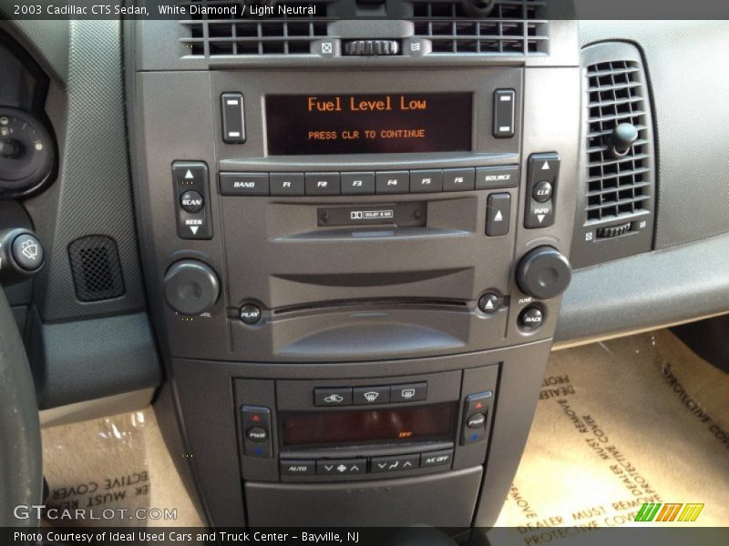 White Diamond / Light Neutral 2003 Cadillac CTS Sedan