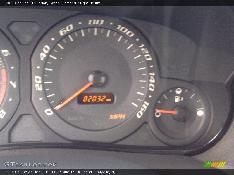 White Diamond / Light Neutral 2003 Cadillac CTS Sedan