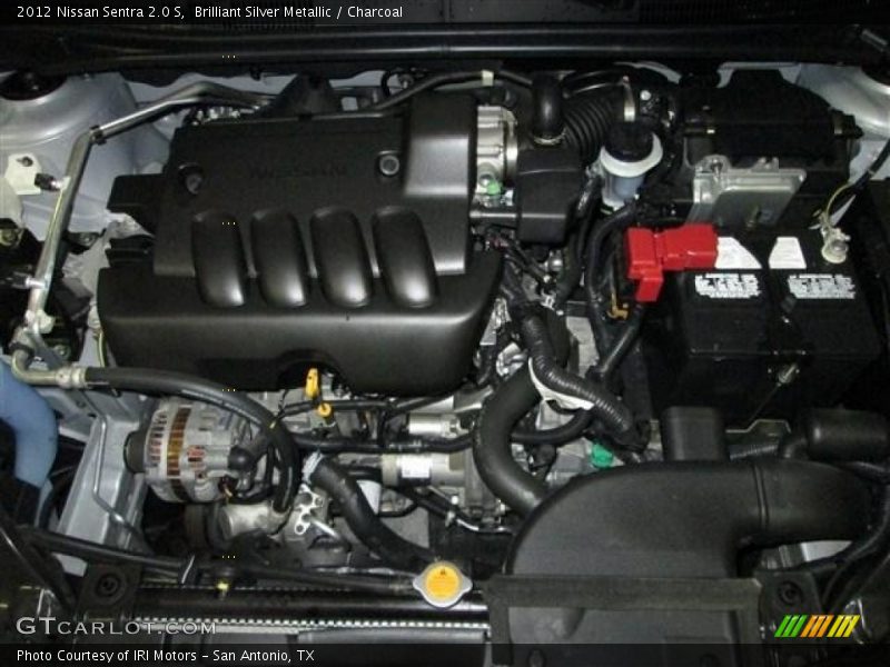 Brilliant Silver Metallic / Charcoal 2012 Nissan Sentra 2.0 S