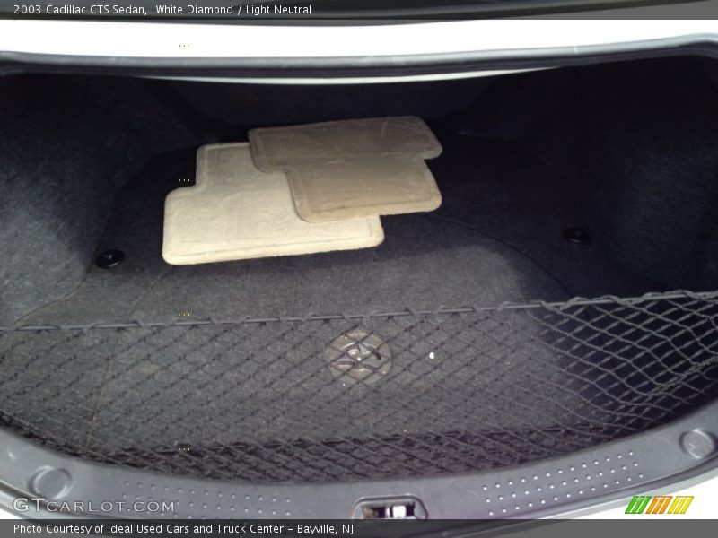White Diamond / Light Neutral 2003 Cadillac CTS Sedan
