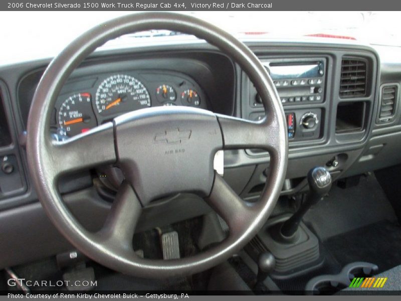 Victory Red / Dark Charcoal 2006 Chevrolet Silverado 1500 Work Truck Regular Cab 4x4