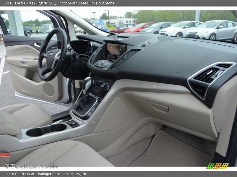 Ingot Silver / Medium Light Stone 2013 Ford C-Max Hybrid SEL