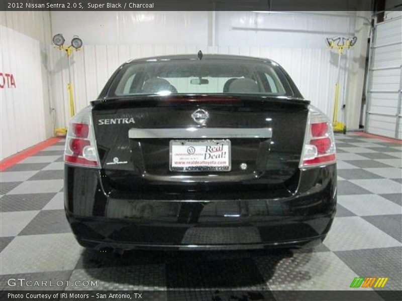 Super Black / Charcoal 2012 Nissan Sentra 2.0 S