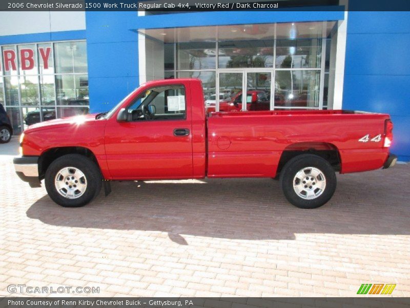 Victory Red / Dark Charcoal 2006 Chevrolet Silverado 1500 Work Truck Regular Cab 4x4