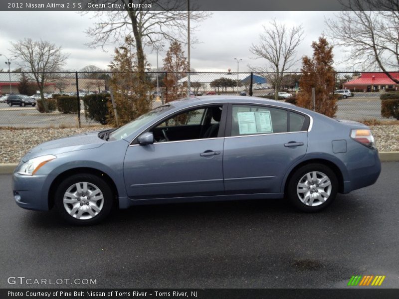 Ocean Gray / Charcoal 2012 Nissan Altima 2.5 S