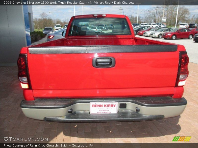 Victory Red / Dark Charcoal 2006 Chevrolet Silverado 1500 Work Truck Regular Cab 4x4