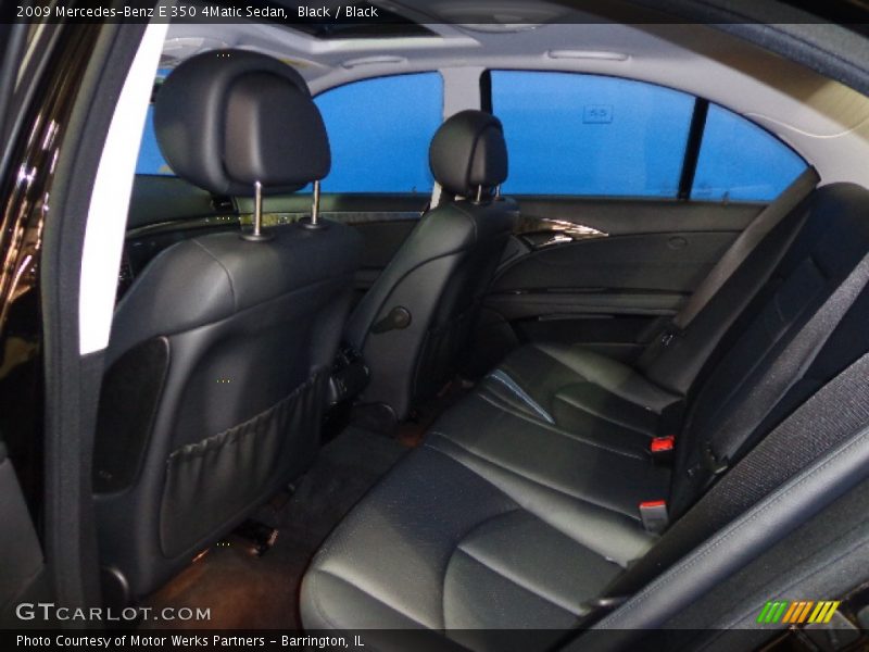 Black / Black 2009 Mercedes-Benz E 350 4Matic Sedan