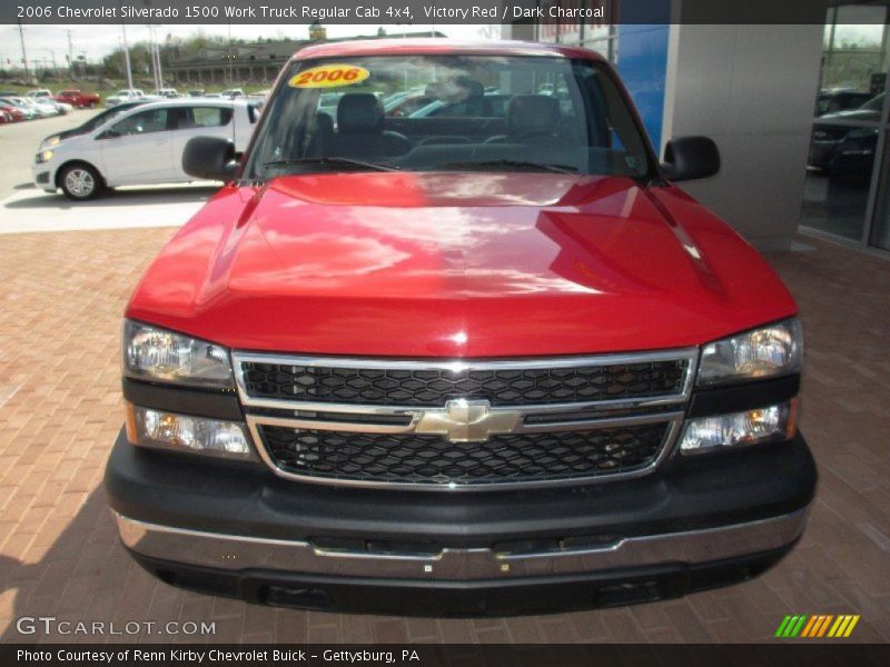 Victory Red / Dark Charcoal 2006 Chevrolet Silverado 1500 Work Truck Regular Cab 4x4