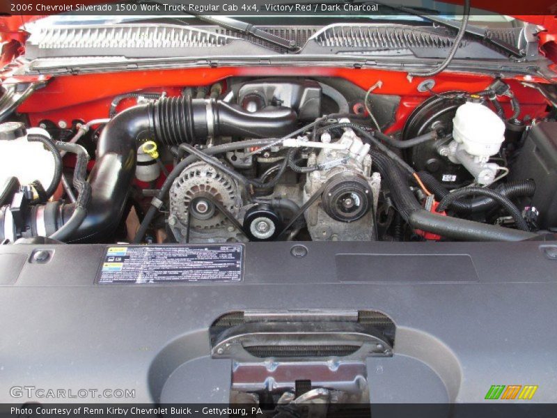 Victory Red / Dark Charcoal 2006 Chevrolet Silverado 1500 Work Truck Regular Cab 4x4