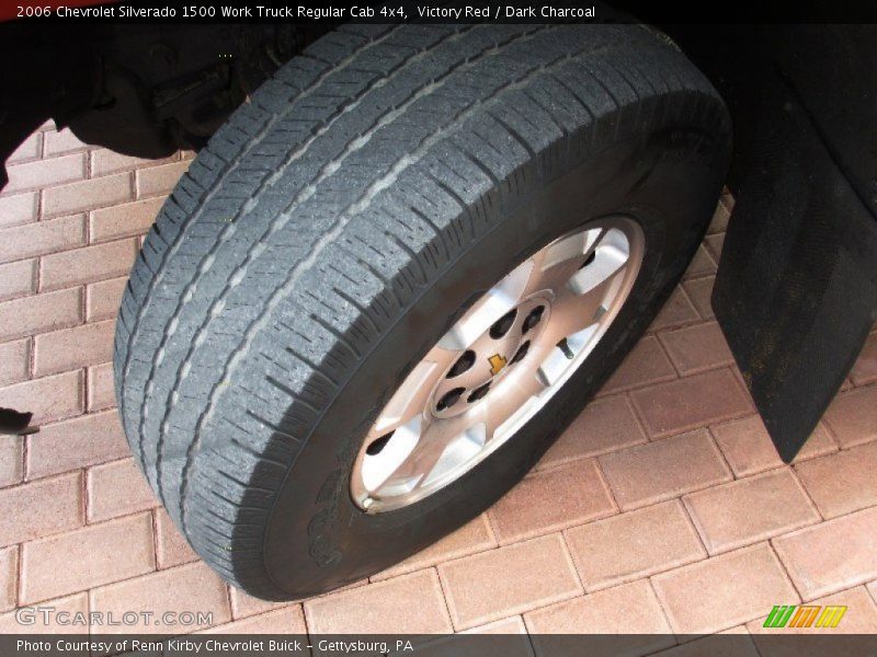 Victory Red / Dark Charcoal 2006 Chevrolet Silverado 1500 Work Truck Regular Cab 4x4