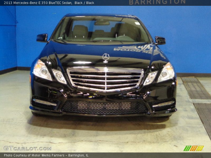 Black / Black 2013 Mercedes-Benz E 350 BlueTEC Sedan