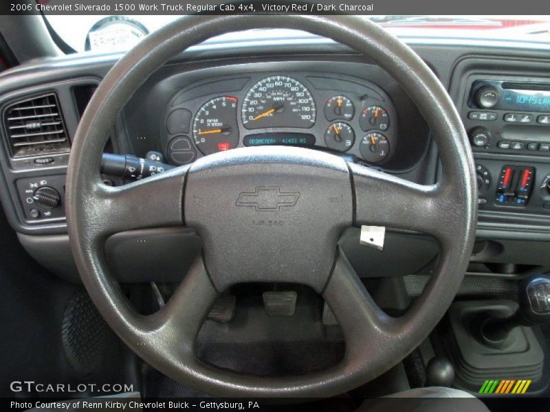 Victory Red / Dark Charcoal 2006 Chevrolet Silverado 1500 Work Truck Regular Cab 4x4