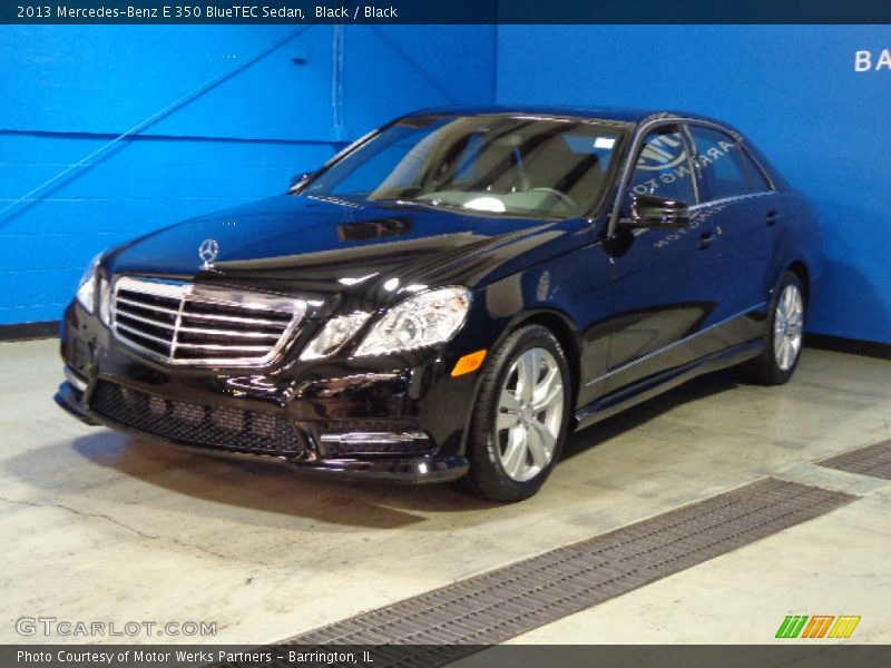 Black / Black 2013 Mercedes-Benz E 350 BlueTEC Sedan