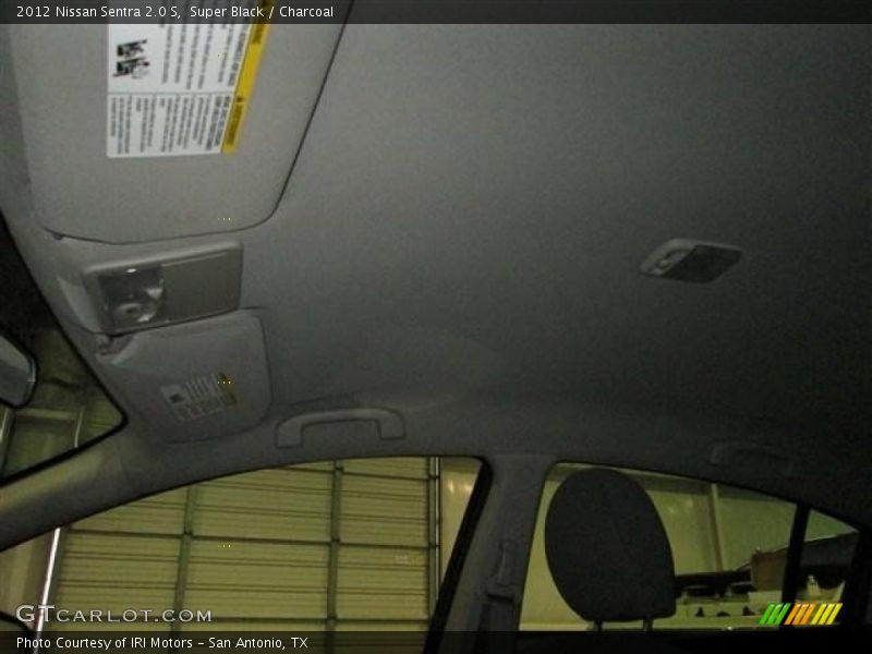 Super Black / Charcoal 2012 Nissan Sentra 2.0 S