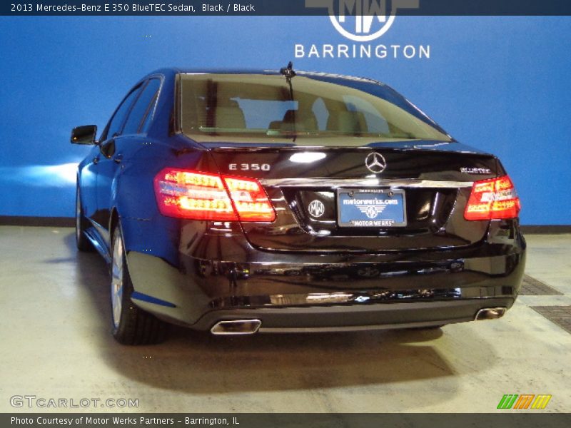 Black / Black 2013 Mercedes-Benz E 350 BlueTEC Sedan