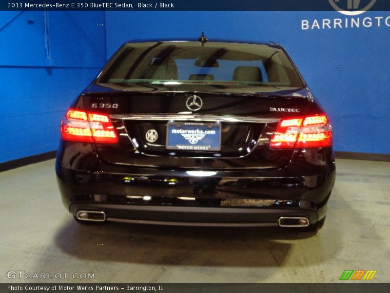 Black / Black 2013 Mercedes-Benz E 350 BlueTEC Sedan