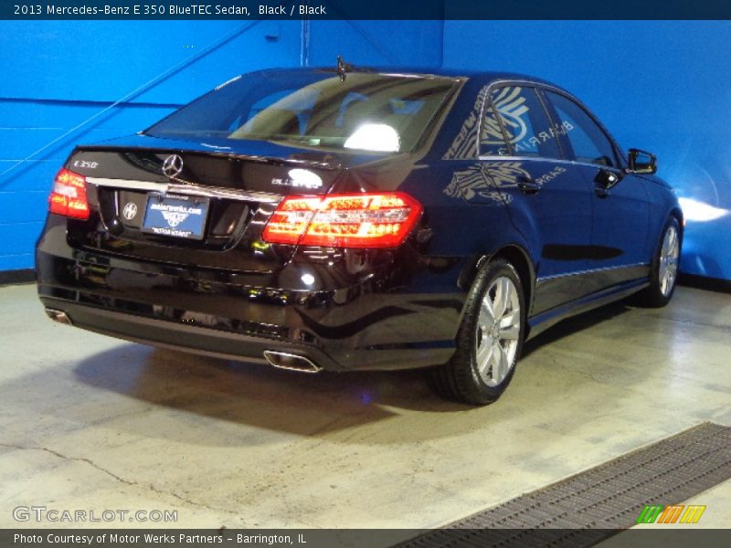Black / Black 2013 Mercedes-Benz E 350 BlueTEC Sedan