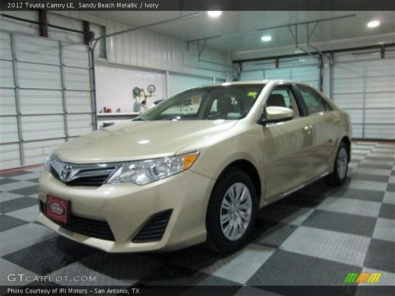 Sandy Beach Metallic / Ivory 2012 Toyota Camry LE