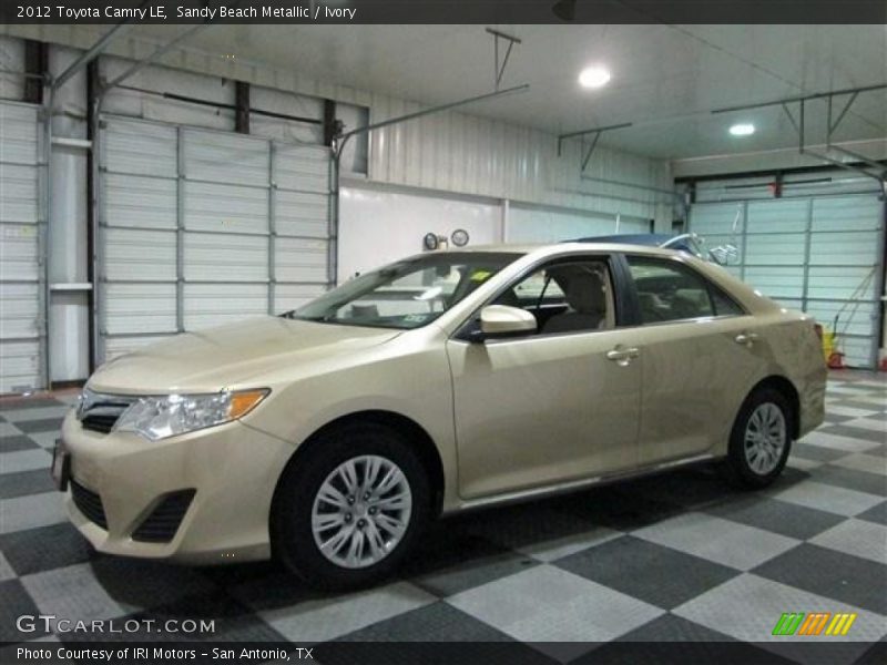 Sandy Beach Metallic / Ivory 2012 Toyota Camry LE