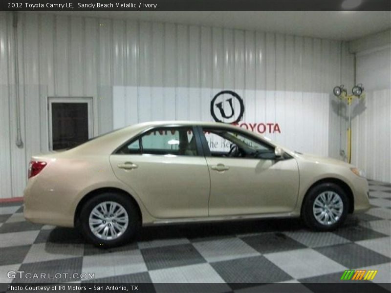 Sandy Beach Metallic / Ivory 2012 Toyota Camry LE