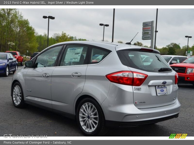 Ingot Silver / Medium Light Stone 2013 Ford C-Max Hybrid SEL
