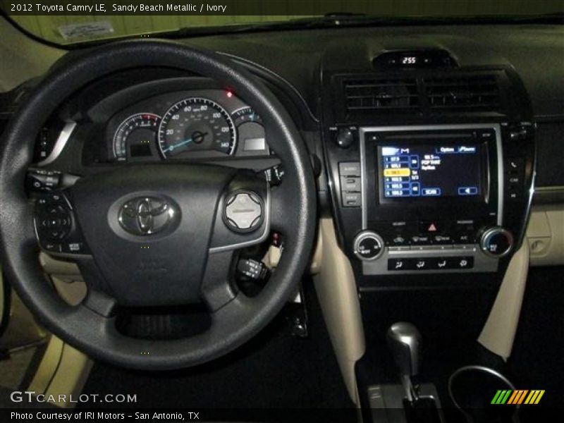 Sandy Beach Metallic / Ivory 2012 Toyota Camry LE