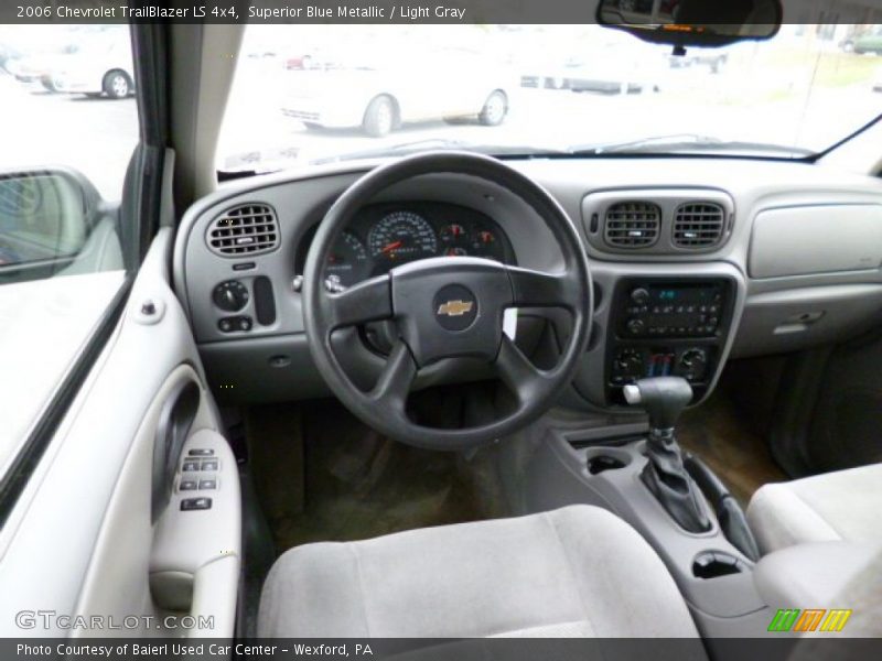 Superior Blue Metallic / Light Gray 2006 Chevrolet TrailBlazer LS 4x4