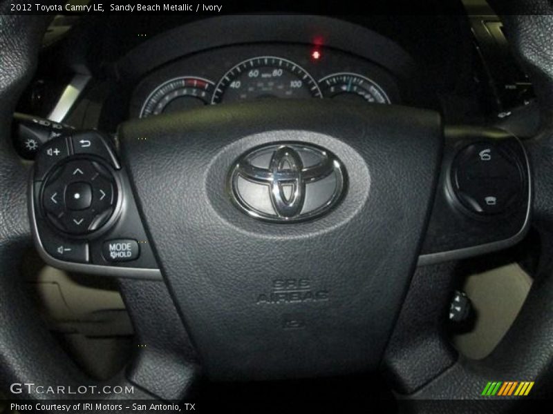 Sandy Beach Metallic / Ivory 2012 Toyota Camry LE