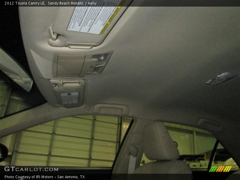 Sandy Beach Metallic / Ivory 2012 Toyota Camry LE