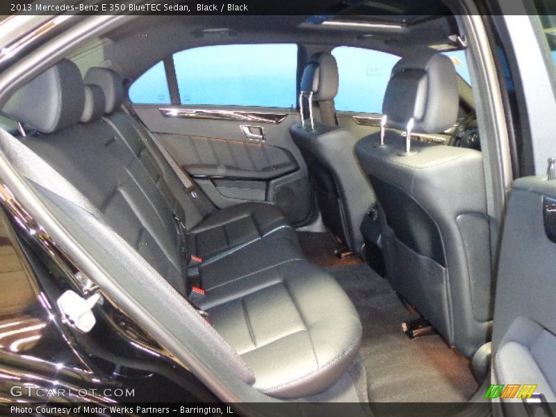 Black / Black 2013 Mercedes-Benz E 350 BlueTEC Sedan