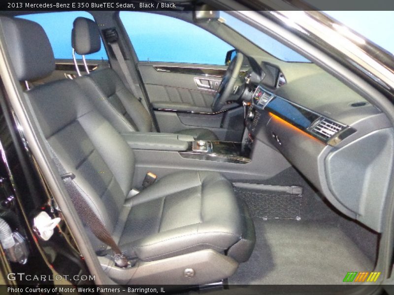 Black / Black 2013 Mercedes-Benz E 350 BlueTEC Sedan