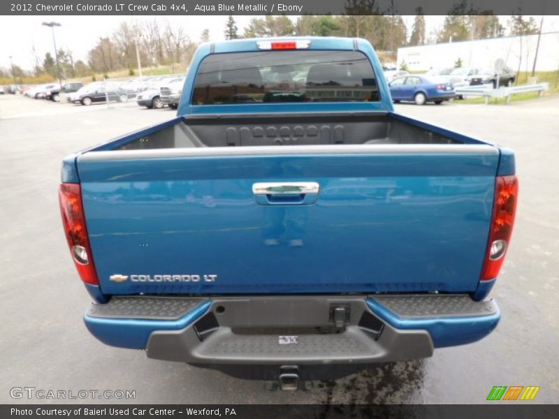 Aqua Blue Metallic / Ebony 2012 Chevrolet Colorado LT Crew Cab 4x4