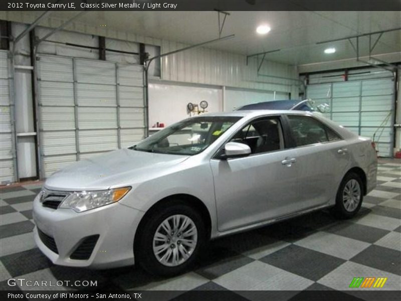 Classic Silver Metallic / Light Gray 2012 Toyota Camry LE