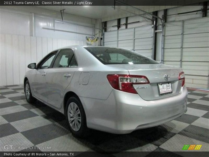 Classic Silver Metallic / Light Gray 2012 Toyota Camry LE