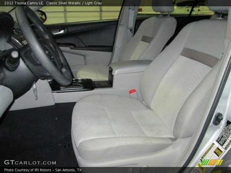 Classic Silver Metallic / Light Gray 2012 Toyota Camry LE