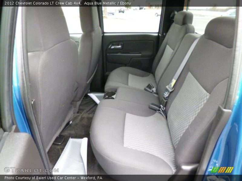 Aqua Blue Metallic / Ebony 2012 Chevrolet Colorado LT Crew Cab 4x4