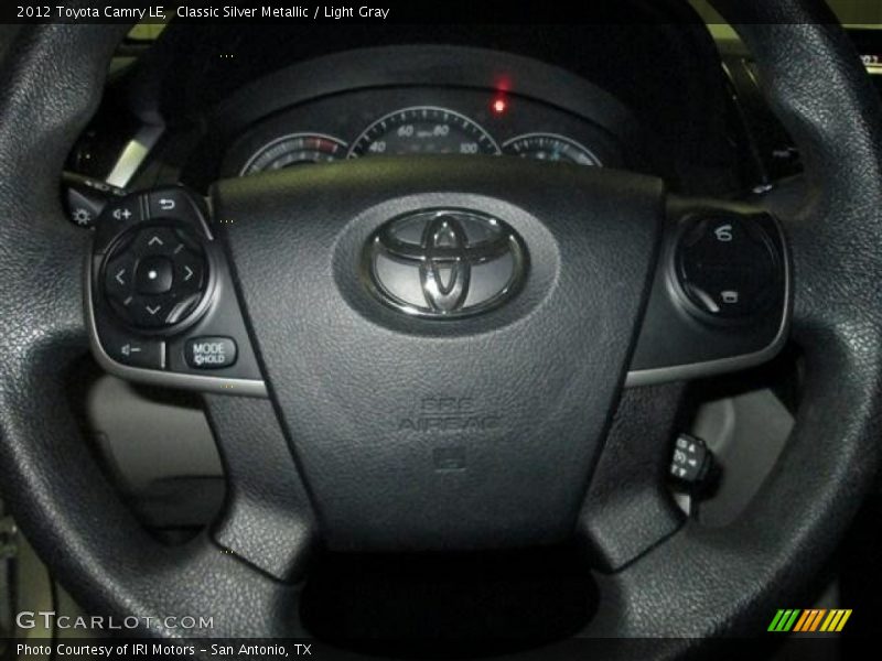 Classic Silver Metallic / Light Gray 2012 Toyota Camry LE