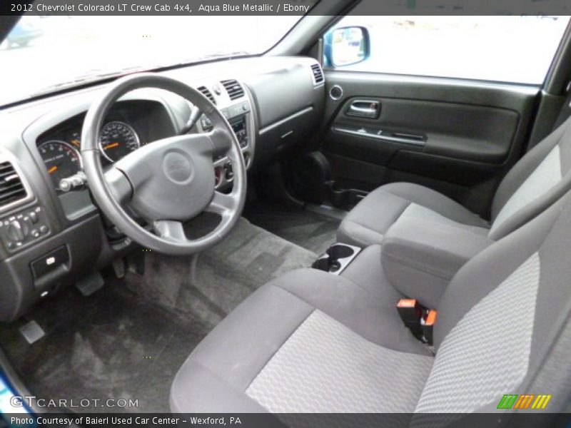 Ebony Interior - 2012 Colorado LT Crew Cab 4x4 