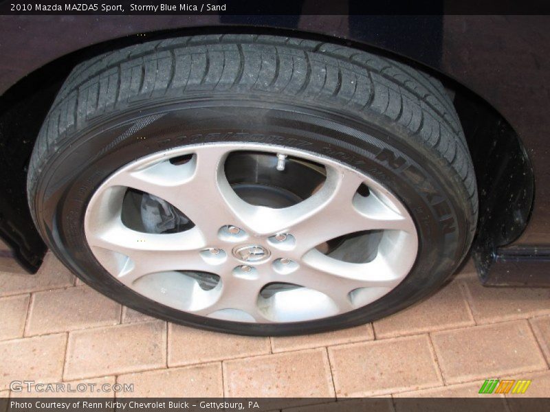 Stormy Blue Mica / Sand 2010 Mazda MAZDA5 Sport