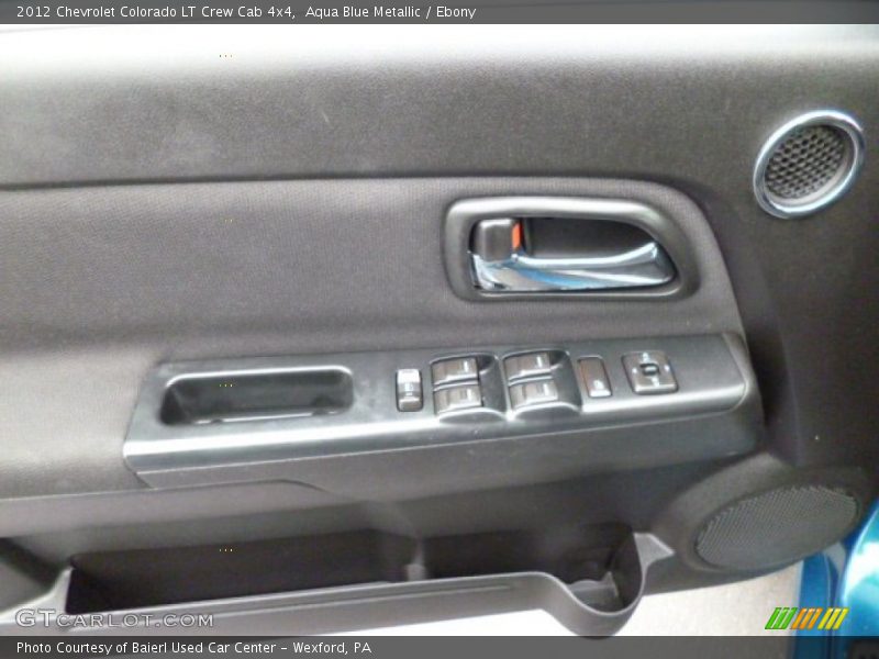 Aqua Blue Metallic / Ebony 2012 Chevrolet Colorado LT Crew Cab 4x4